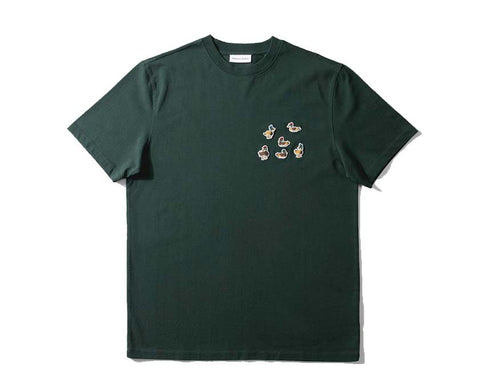 Edmmond Studios 10 Years Ducks T-Shirt Plain DK Green 324-30-40690
