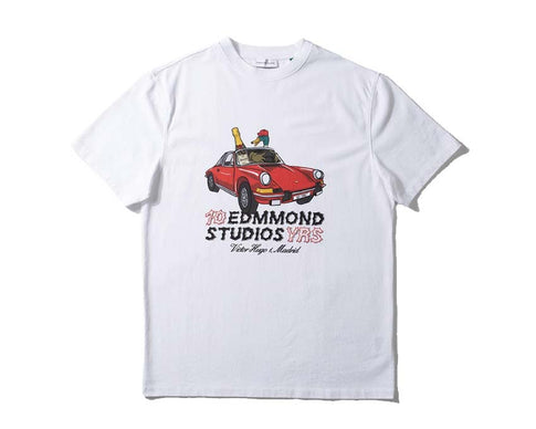Edmmond Studios 10 Years T-Shirt Plain White 324-30-41000