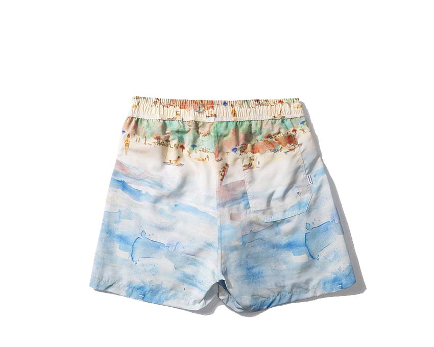 Edmmond Studios Beach Day Shorts Plain Blue 125-70-08550