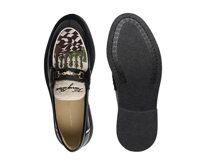 Filling Pieces Loafer Chess Black 122611303349 130