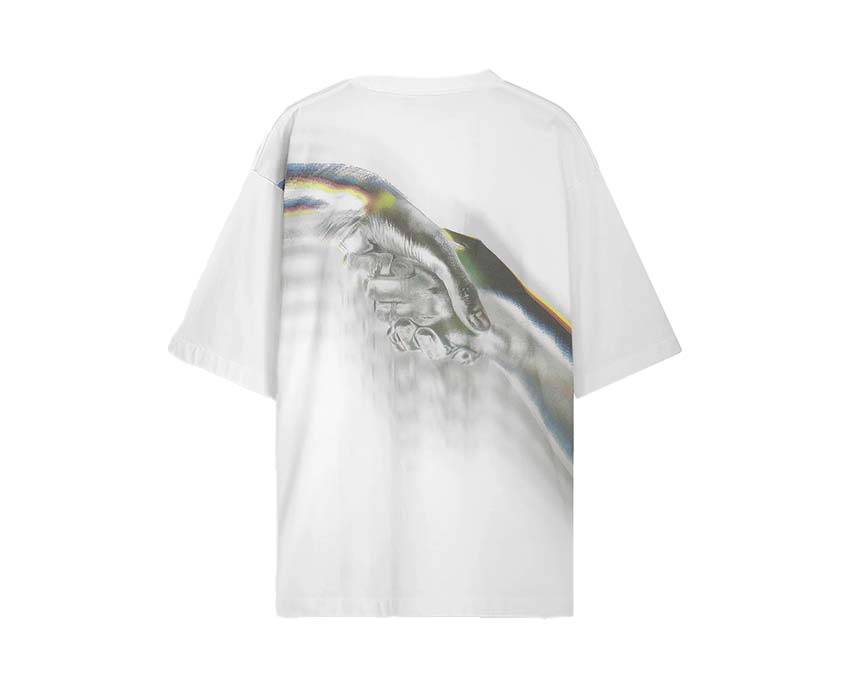 Filling Pieces T-shirt Boxy Handshake Rhythm White 422520501242 110