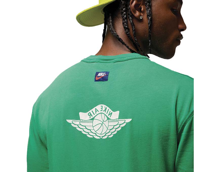 Jordan Rare Air T-Shirt Stadium Green Sail worn — Jordan men's green tee streetwear