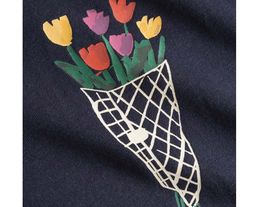 Les Deux Bouquet T-Shirt Dark Navy LDM 101196