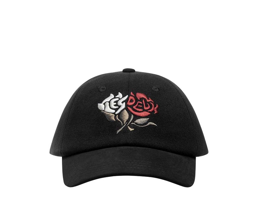 Les Deux Felipe Brushed Dad Cap Black 100100