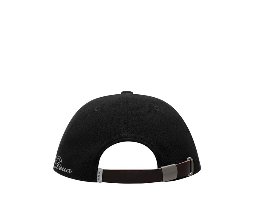Les Deux Felipe Brushed Dad Cap Black 100100