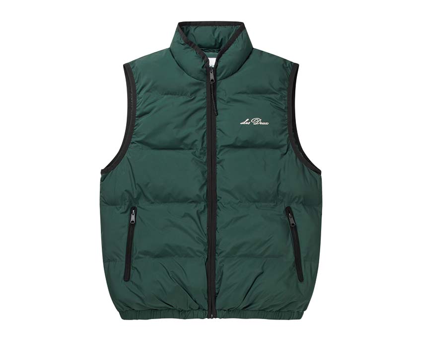 Les Deux Newport Padded Vest Pine Green LDM630029