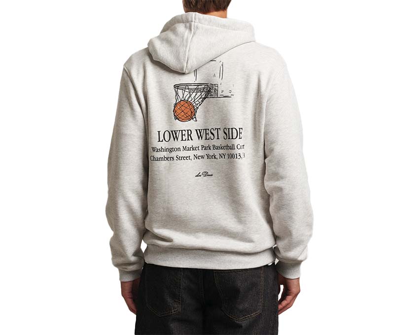 Les Deux West Side Hoodie Snow Melange 1000400-230