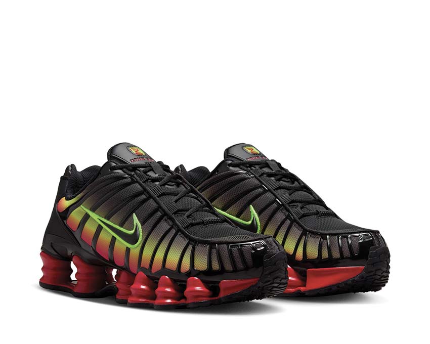 NIke Shox TL W Black / Black - Volt - Fire Red HJ9609-001