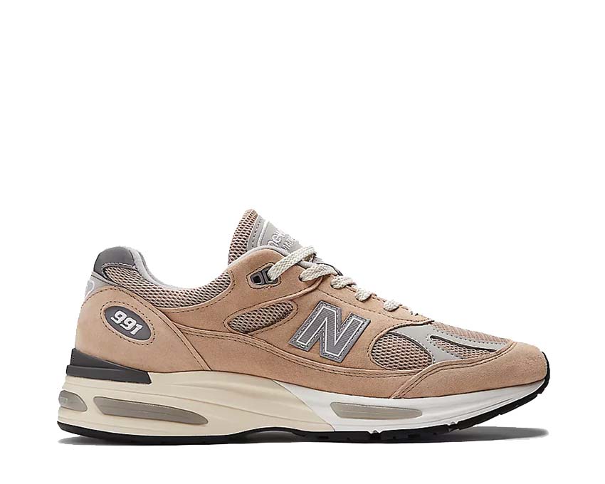 New Balance 991 Made in UK Cuban Sand / Harbor Mist - Silver U991BE2