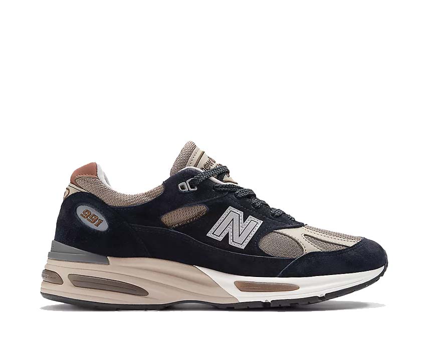 New Balance 991v2 UK After Midnight / Sepia Tint - Plaza Taupe U991DB2