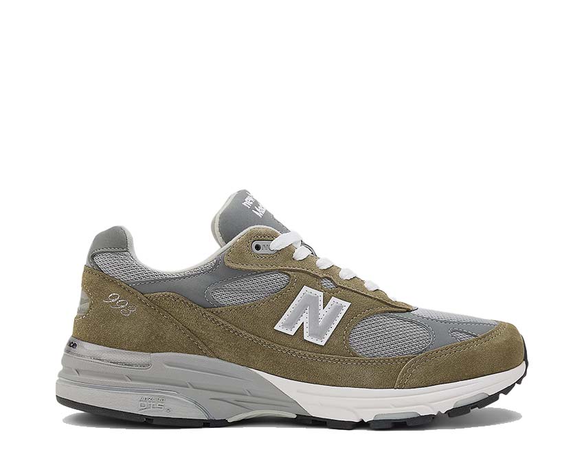 New Balance Made in USA 993 Covert Green / Medium Gray - White U993CG