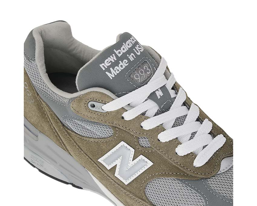 New Balance Made in USA 993 Covert Green / Medium Gray - White U993CG