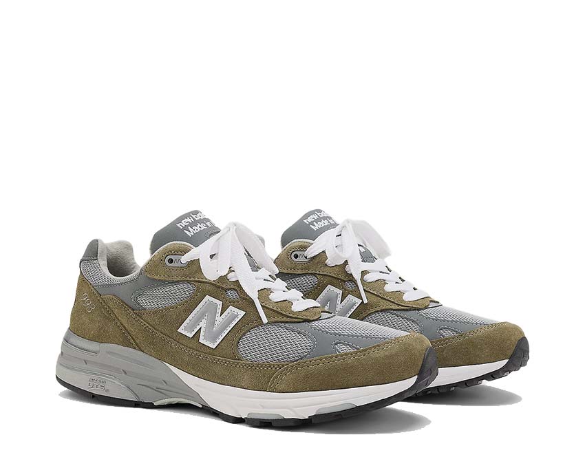 New Balance Made in USA 993 Covert Green / Medium Gray - White U993CG