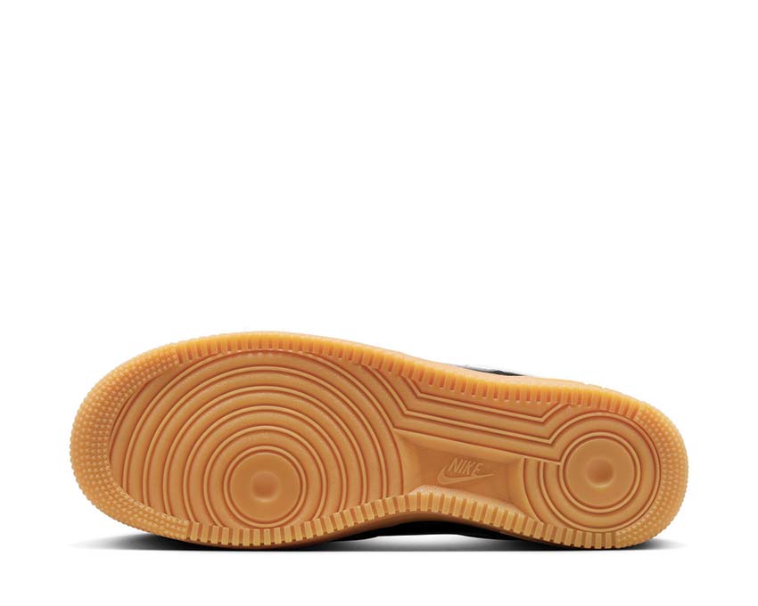 Nike Air Force 1'07 LV8 Black / Summit White - Gum Light Brown FQ8714-004