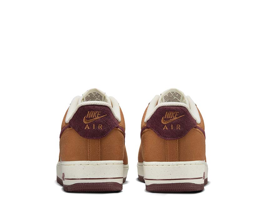 Nike Air Force 1 '07 LV8 LT British Tan / Burgundy Crush FQ8713-200