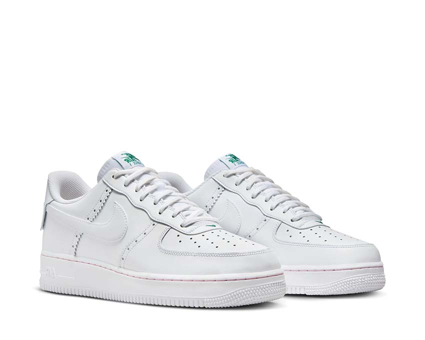 Nike Air Force 1 '07 LV8 White / White - Med Soft Pink - Malachite HF1937-100