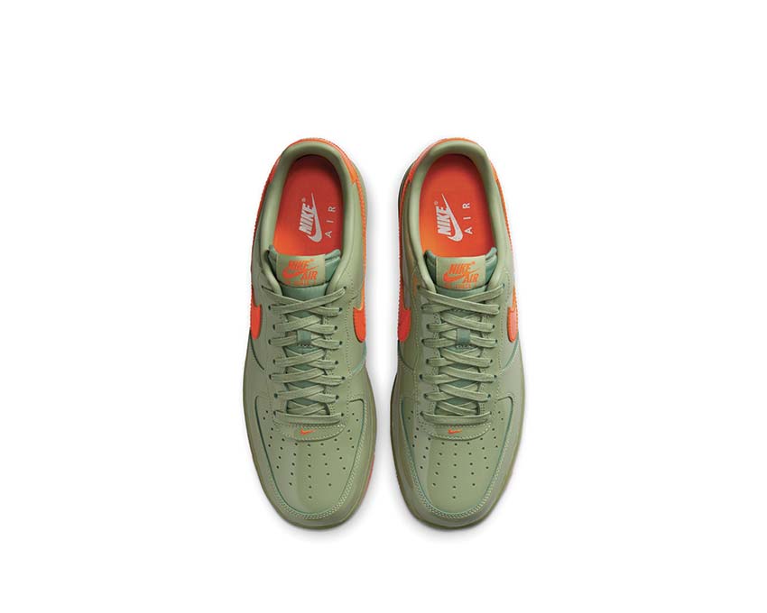 Nike Air Force 1 '07 Prm Oil Green / Safety Orange - Platinum Tint HJ9118-386