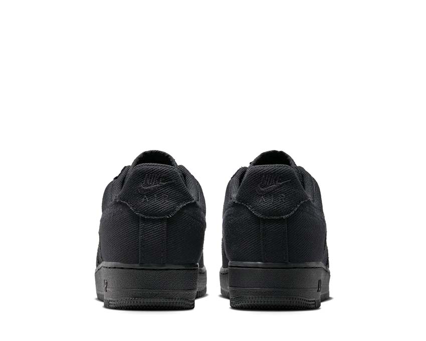 Nike Air Force 1 Low Canvas Black / Black HV1204-002