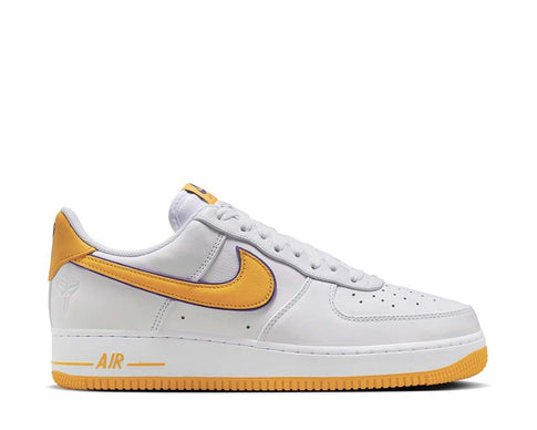 Nike Air Force 1 Low Retro QS KB White / Varsity Maize - Varsity Purple FZ1151-100