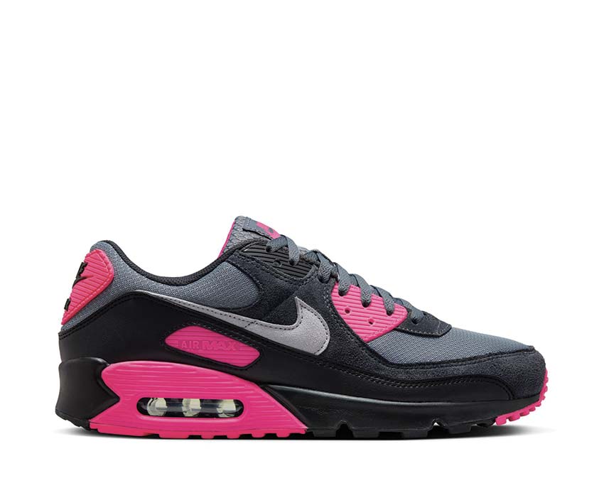 Nike Air Max 90 Cool Grey / Wolf Grey - Hyper Pink - Black DM0029-010