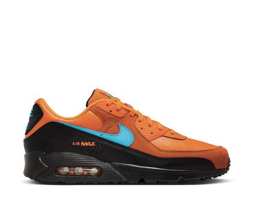 Air Max 90 Light Blue And Orange Nike Shoes Women's Shoes Nike