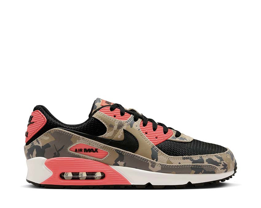 Nike Air Max 90 PRM LT Khaki / Black - Magic Ember - Mink Brown IF1721-200