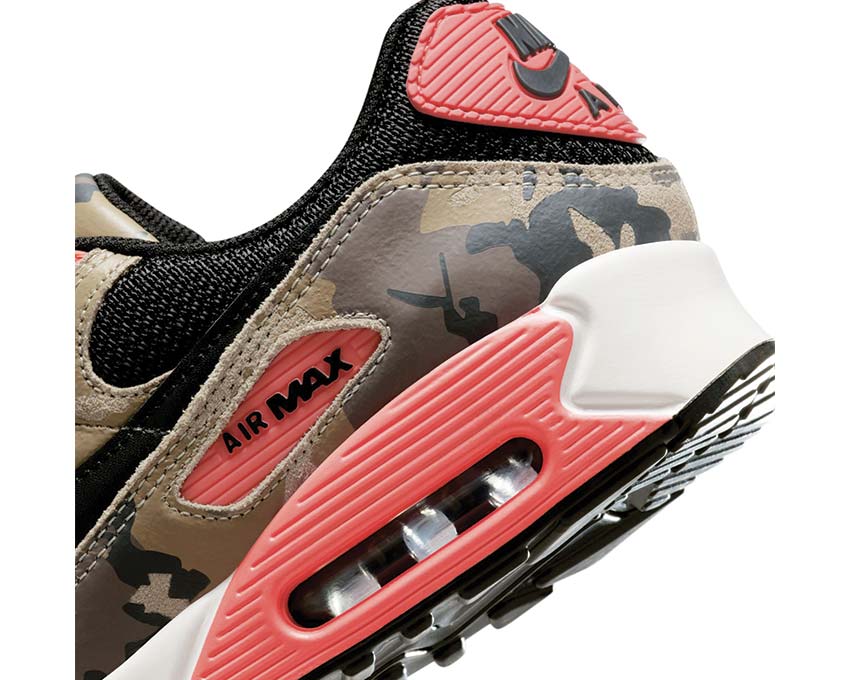 Nike Air Max 90 PRM LT Khaki / Black - Magic Ember - Mink Brown IF1721-200