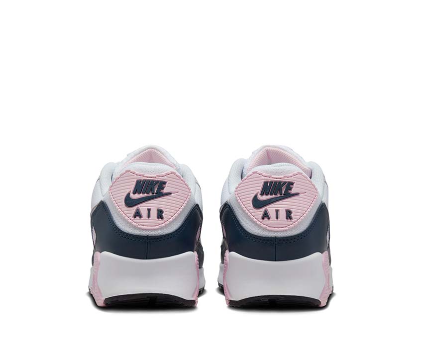 Nike Air Max 90 White / Wolf Grey - Pink Foam - Armory Navy DM0029-106