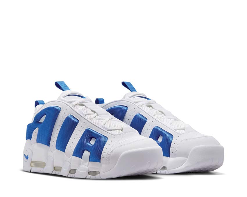 Nike Air More Uptempo Low White / Hyper Royal - Psychic Blue FZ3055-101