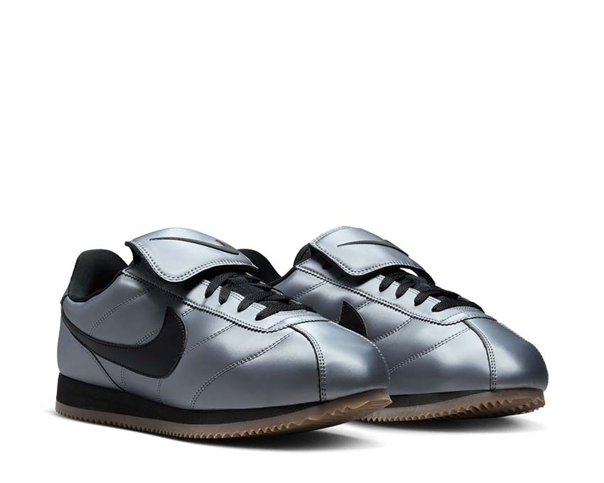 Nike Cortez LTR SE Mtlc Cool Grey / Black - Gum Dark Brown HQ3490-099