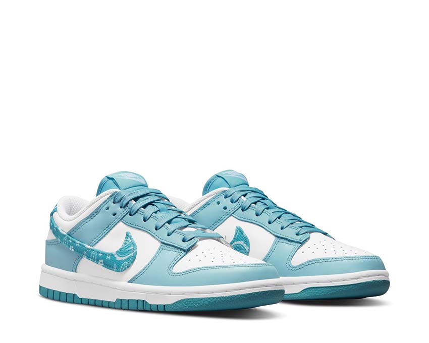 Nike Dunk Low White / Worn Blue - White DH4401-101