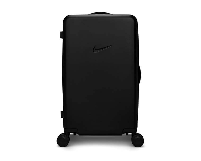 Nike Medium Checked Hardshell Luggage Black | NOIRFONCE
