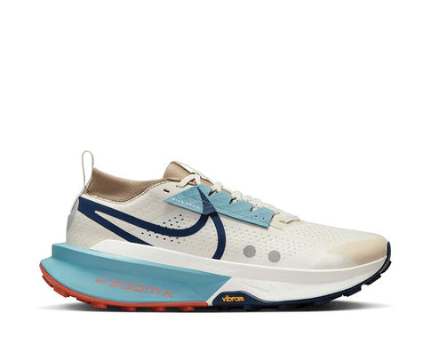 Nike Zoomx Zegama Trail 2 Phantom/Midnight Navy-Khaki-Denim Turq-Vintage Coral FD5190-005