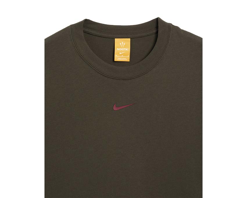 Nike x Drake NOCTA NRG Tee Cargo Khaki / Team Red IB5673-325