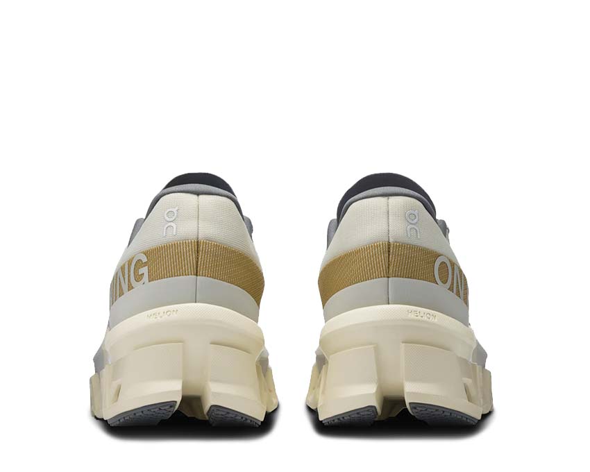 On Cloudmonster 2 W Cream/Ice detalle — parte superior mesh zapatilla running mujer