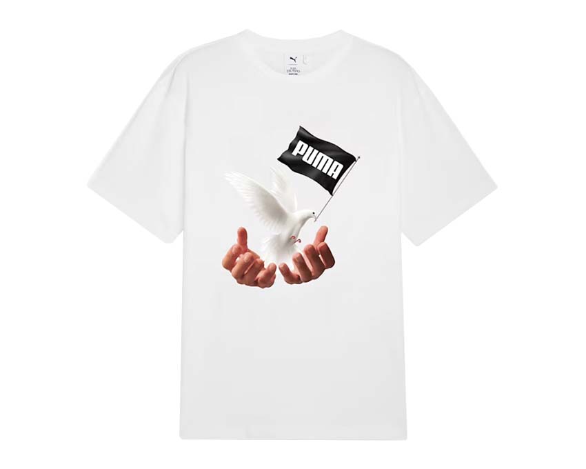 PUMA MÁS TIEMPO Tee White 627739 02