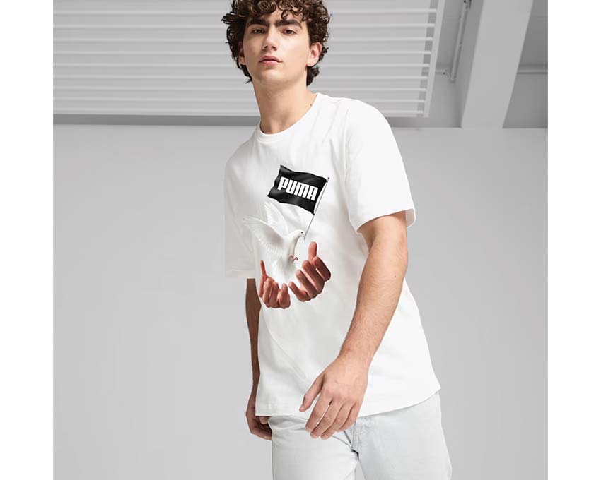 PUMA MÁS TIEMPO Tee White 627739 02