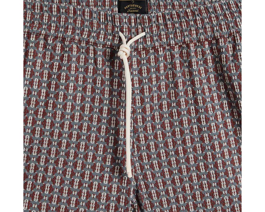 Portuguese Flannel Abstract Tile Short SS25.003