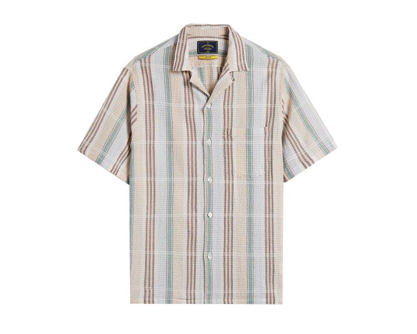 Portuguese Flannel Beira Camp Shirt Multi SS25.013