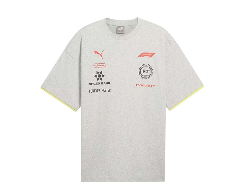 Puma F1® Racing Motorsport Tee Light Gray Heather 632245 01