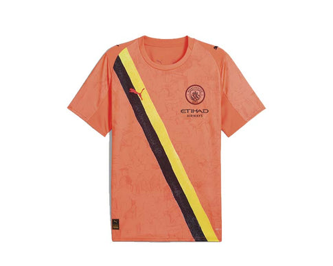 Puma KIDSUPER MCFC Jersey Replica Neon Sun-PUMA Black 781068-08