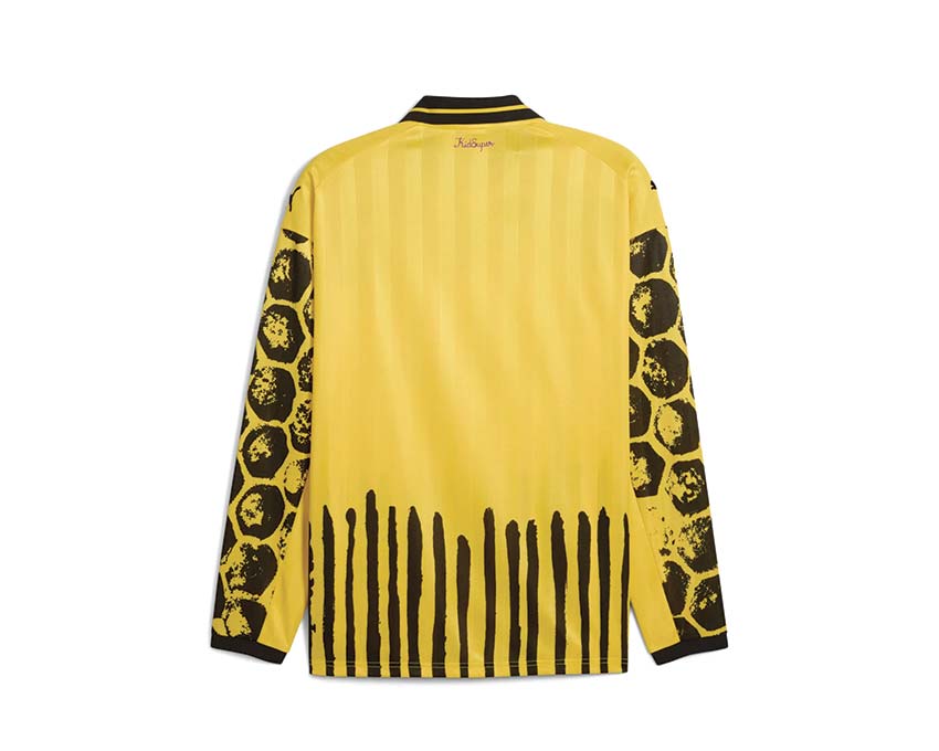 Puma KidSuper BVB LS Retro Shirt Faster Yellow-PUMA Black 782753-02