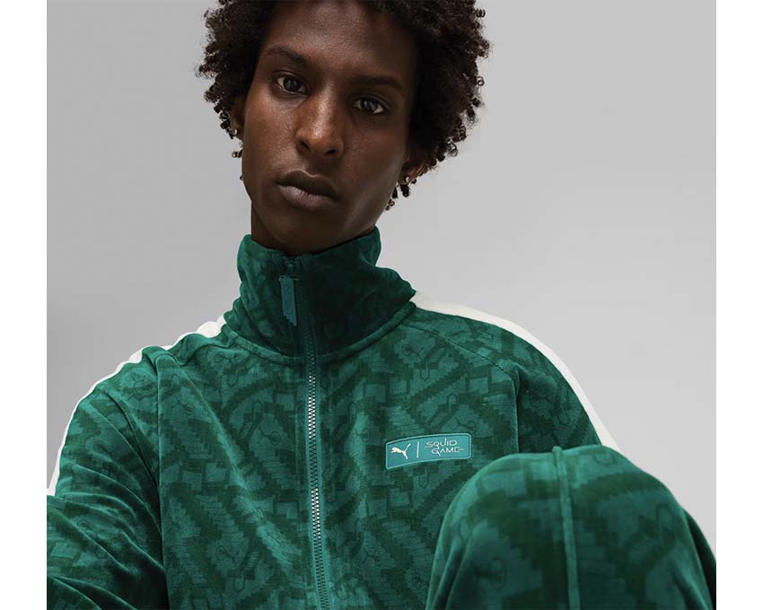 Puma Squid Game T7 Jacket Mint Tea 627428 86