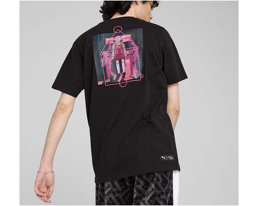 Puma Squid Game Tee Black 627426 01