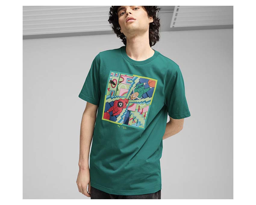 Puma Squid Game Tee Mint Tee 627426 86