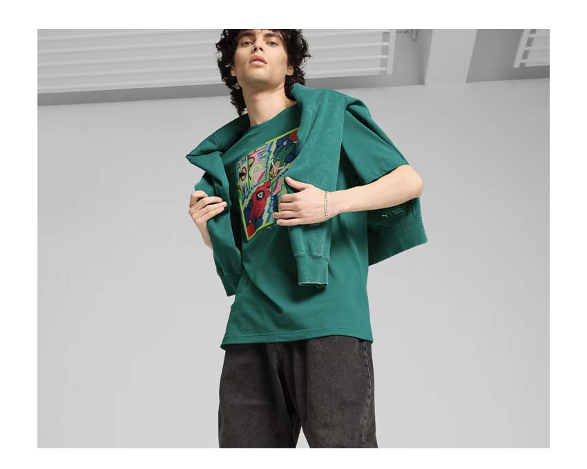 Puma Squid Game Tee Mint Tee 627426 86