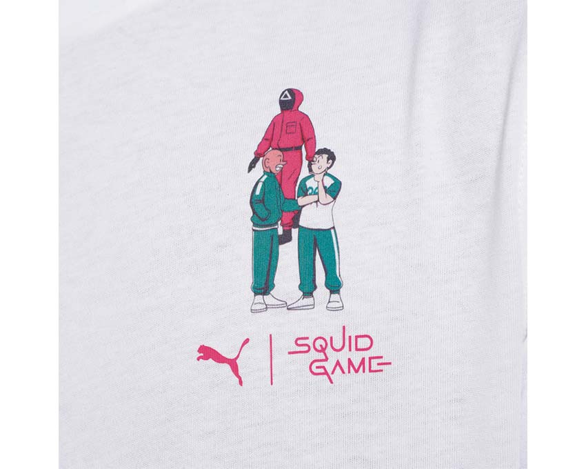 Puma Squid Game Tee White 627426 02