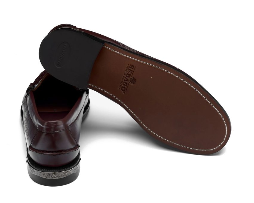 Sebago Dan El Paso "Brown Burgundy" - mocassins homme - vue 3