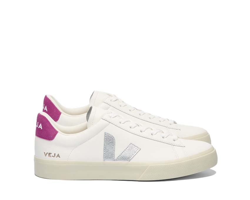 Veja Campo Leather White-Silver-Ultraviolet CP0520788A