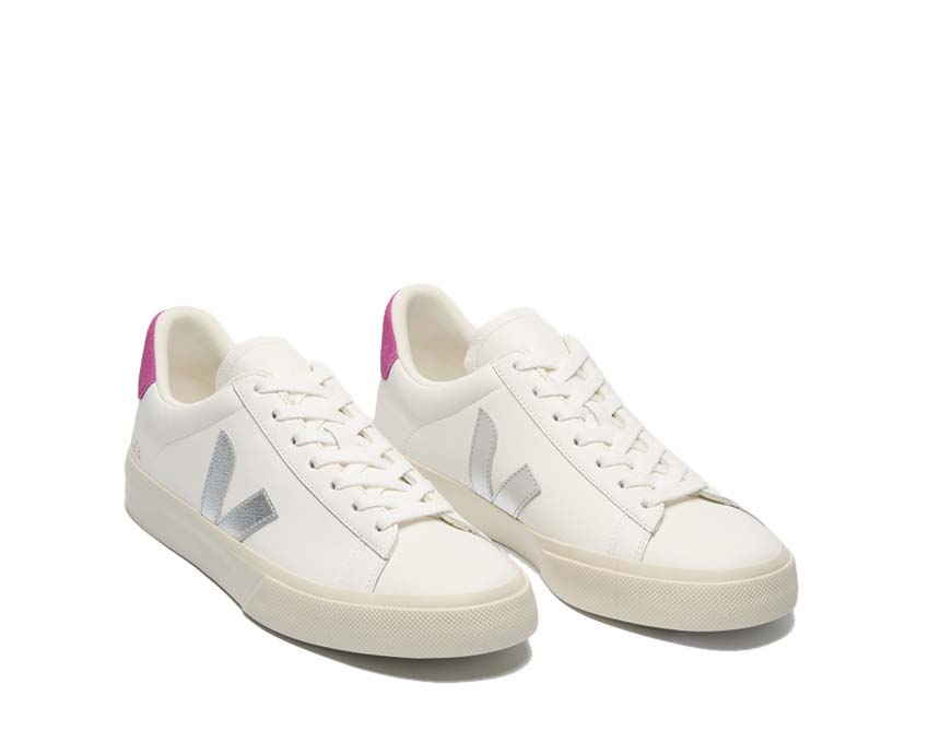 Veja Campo Leather White-Silver-Ultraviolet CP0520788A